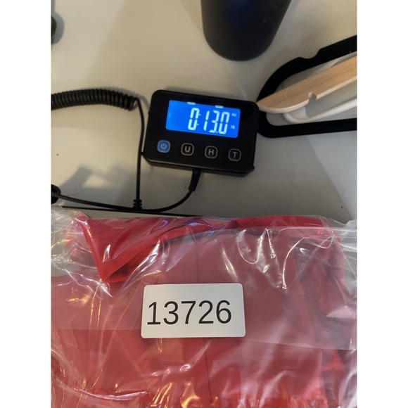 Vici Porticia Mini Dress Women's Medium Red V-Neck Draped Front Kimono Sleeve - Picture 12 of 12